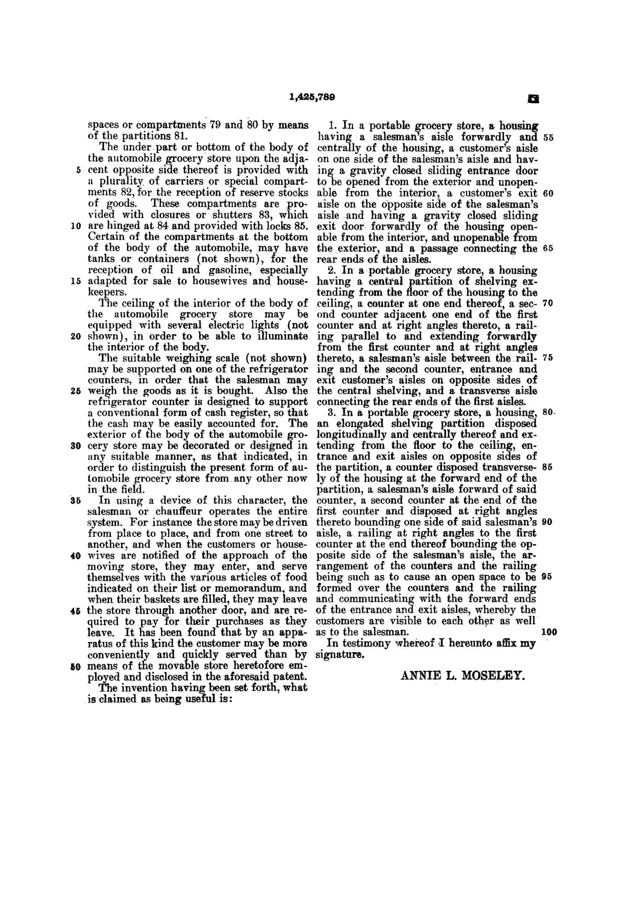 Patent for an automobile that provides a means of a self-serve grocery store wherein the customer can walk in one end and get the items they require and then exit the other to chec. Network marketing strategy examples, taken apart